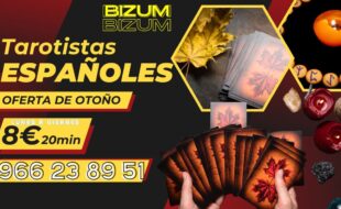 Tarotistas espanoles Bizum oferta otono amor pareja trabajo zodiaco barato